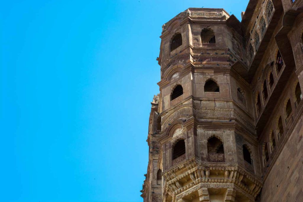 El fuerte de Mehrangarh de Jodhpur, desde el que se ve toda la ciudad
