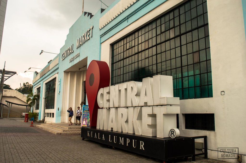 La entrada al Central Market de Kuala Lumpur. en Malasia