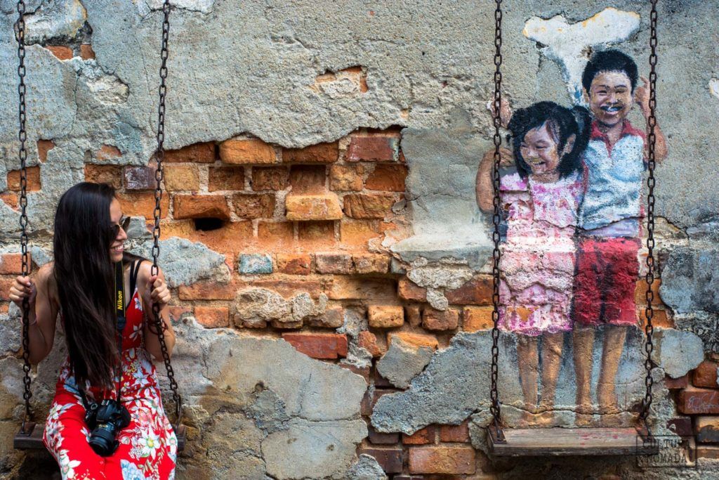 El arte callejero de George Town, en Malasia