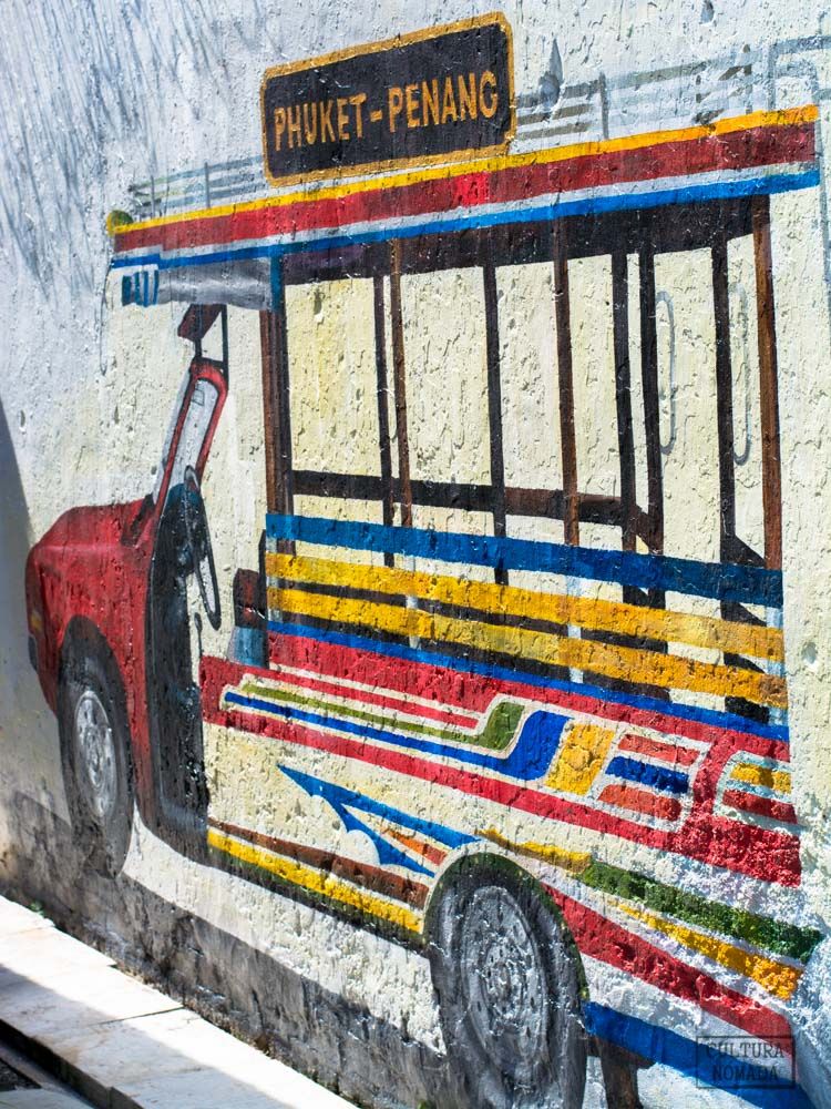 El arte callejero de Penang