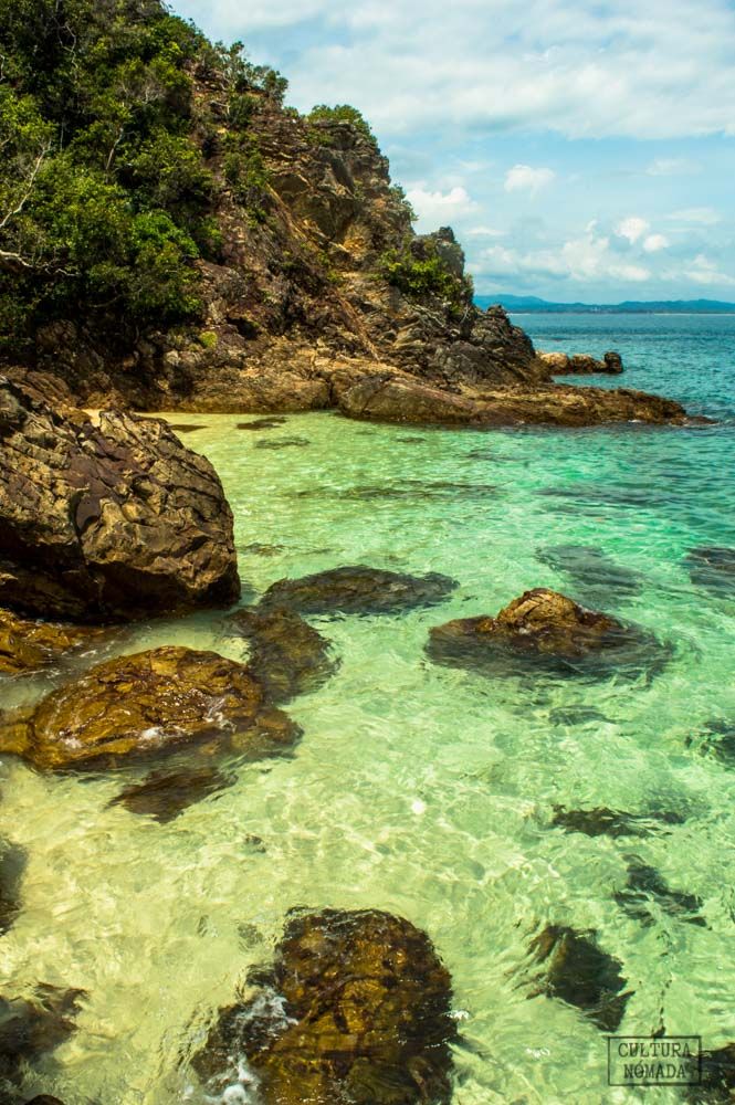 Una de las playas de las Islas Kapas, en Malasia