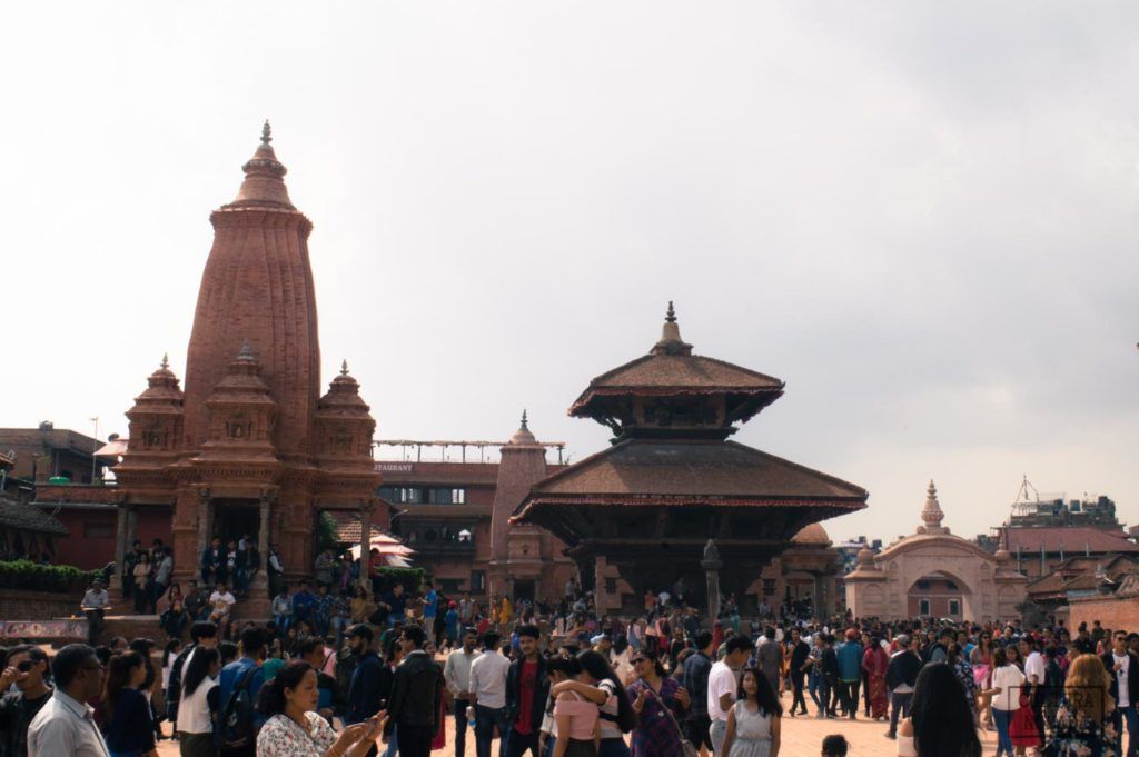 La Durbar Square de Bhktapur, en el Valle de Katmandú, en Nepal