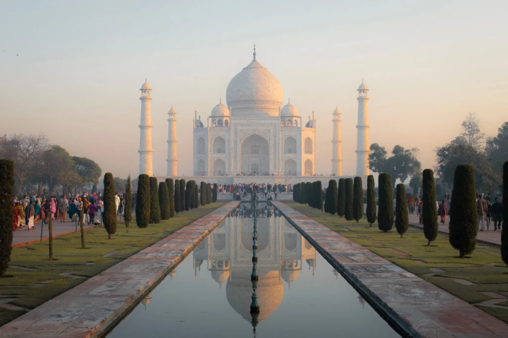 Amanecer en el Taj Mahal