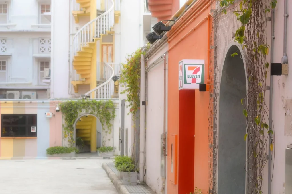 Una de las calles del centro de Singapur