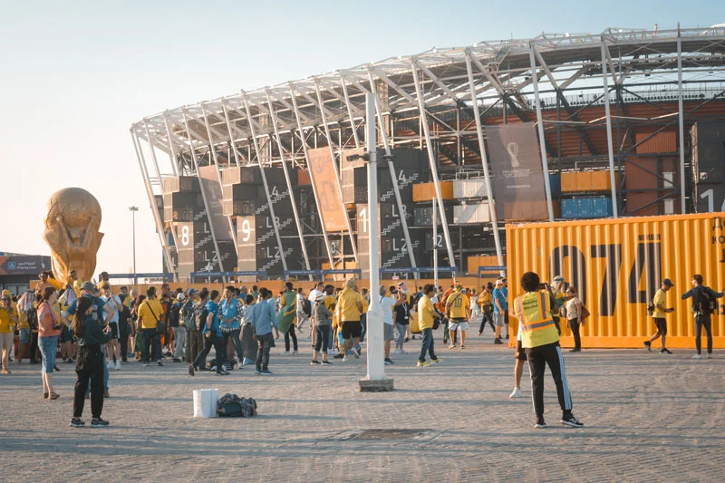 974 Stadium, el estadio del Mundial de Qatar hecho de contenedores y obra del estudio Fenwick Iribarren