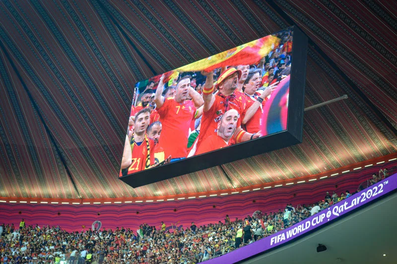 El interior de Al Bayt Stadium, el estadio del Mundial de Qatar en el que se jugó el España - Alemania