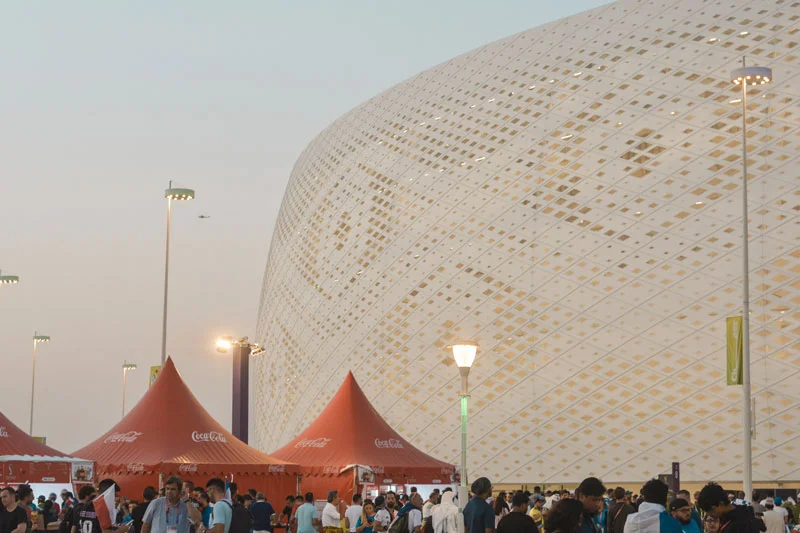 Al Thumama Stadium, uno de los tres estadios del Mundial de Qatar obra del estudio español Fenwick Iribarren