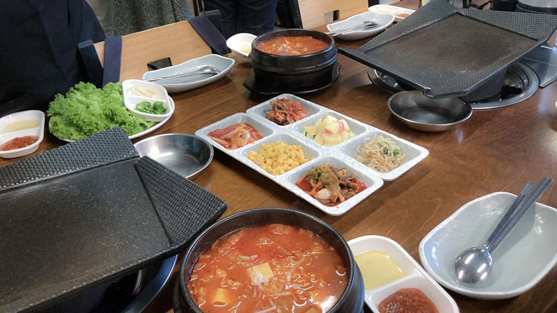 Barbacoa coreana en Singapur