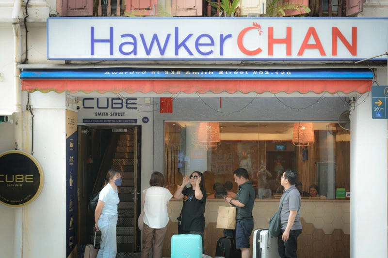 El nuevo local de Hawker Chan, en el Chinatown de Singapur
