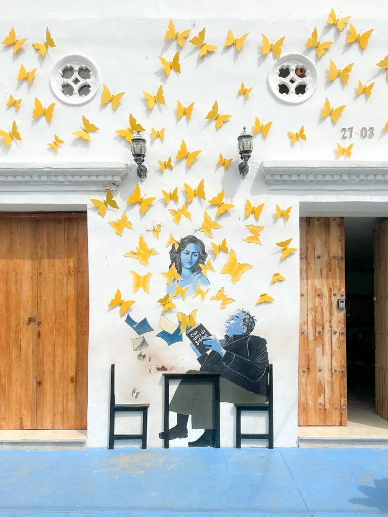 El Homenaje a Gabriel García Márquez en el barrio de Getsemaní en Cartagena