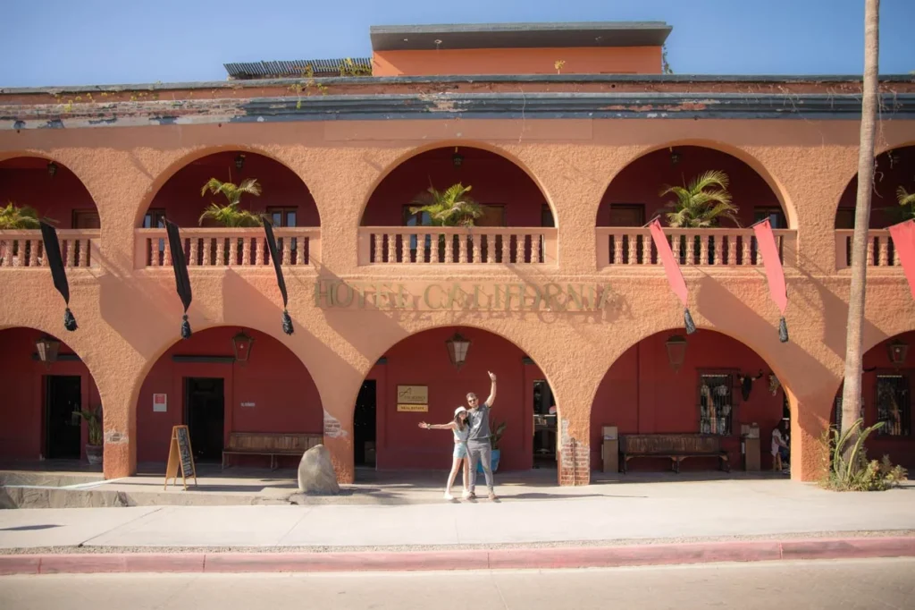 El Hotel California de Todos Santos, en México