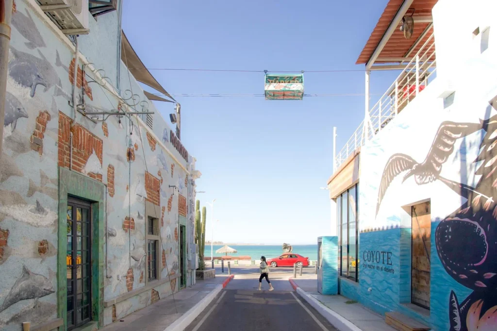 El malecón de La Paz, en Baja California Sur, en México