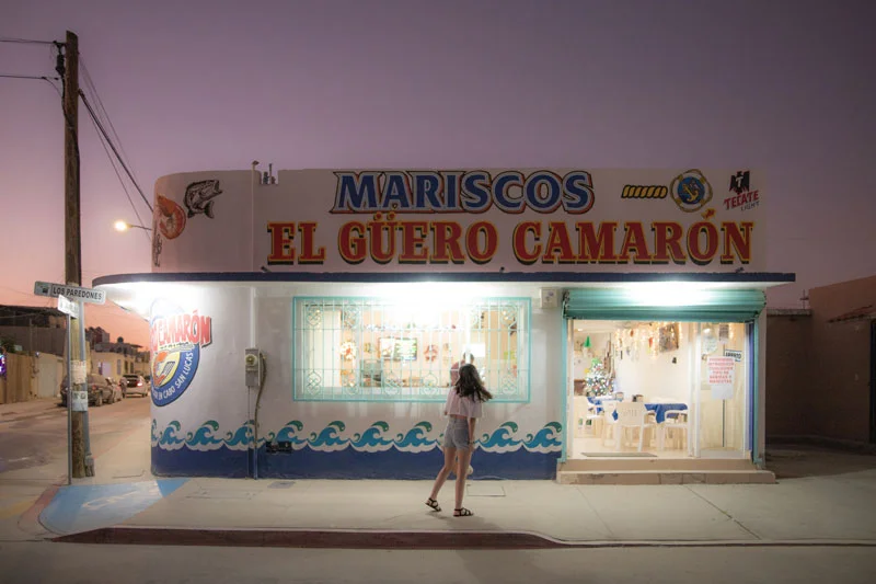El restaurante Mariscos El Güero Camarón en Los Cabos, en Baja California Sur, en México
