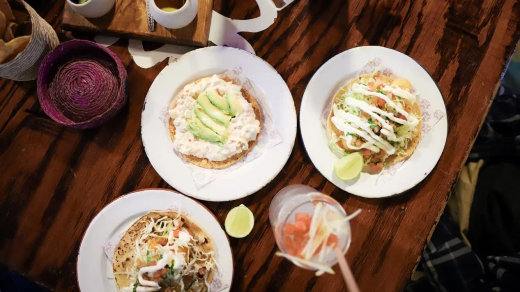Las tostadas de La Guerrerense, en Ensenada, en Baja California, en México