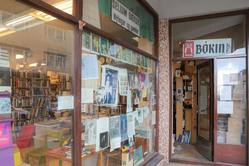Bókin Books, la librería de segunda mano frecuentada por Bobby Fischer en Reykjavik