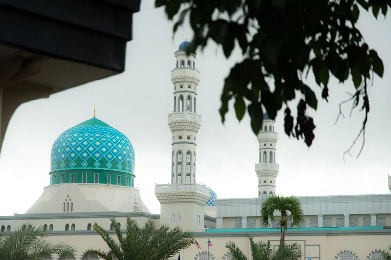 La Masjid Bandaraya en Kota Kinabalu, Malasia