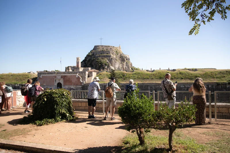 La Antigua Fortaleza de Corfú, en Grecia.