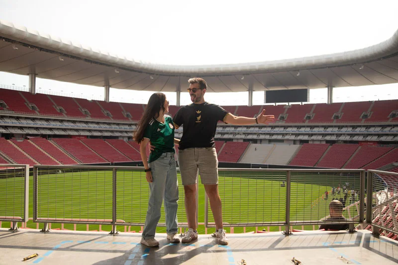 El Estadio Guadalajara, sede mundialista, en México