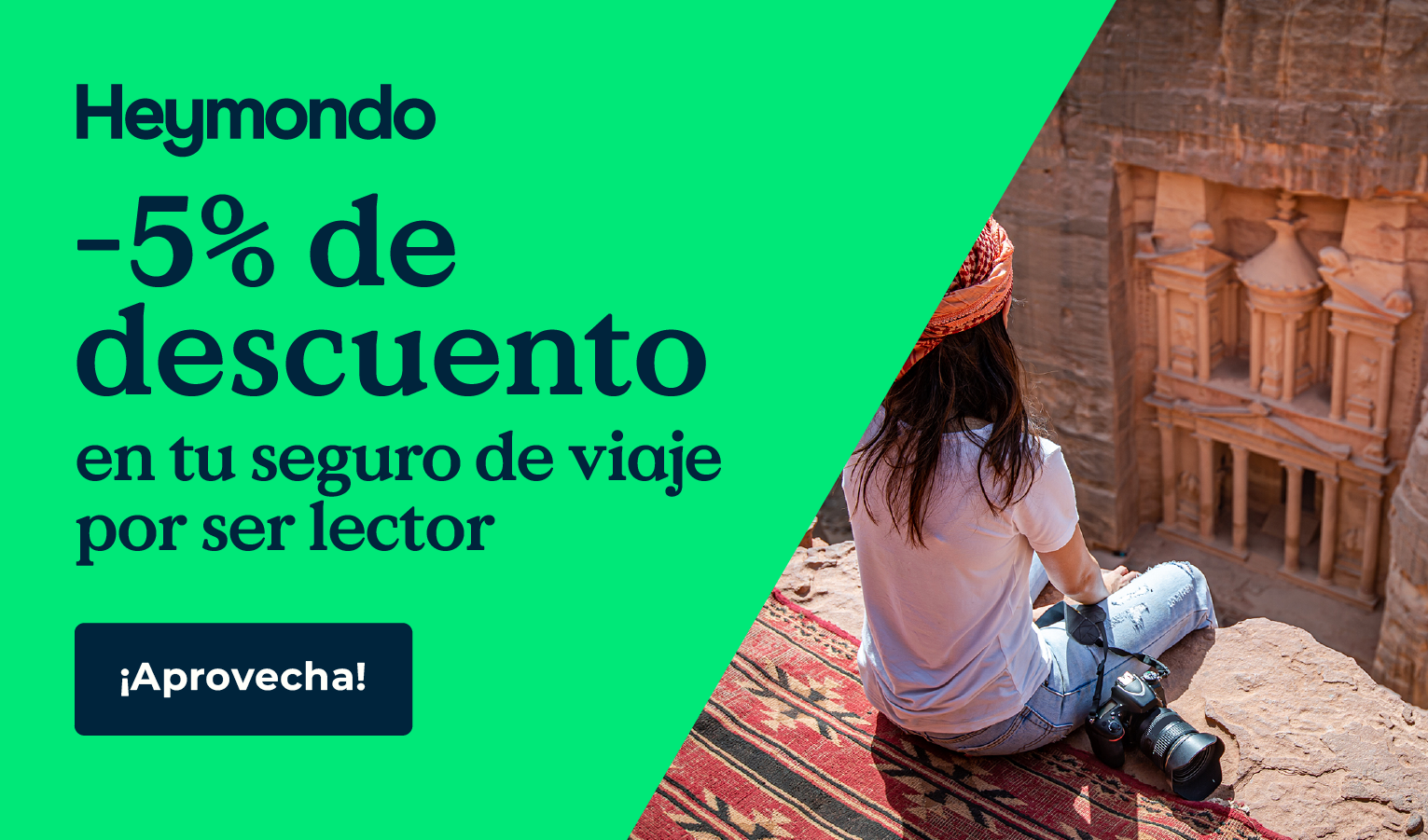 Seguro de viaje Heymondo con descuento
