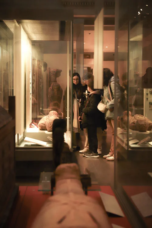 La sala de Egipto en el British Museum, en Londres