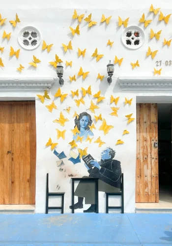 El Homenaje a Gabriel García Márquez en el barrio de Getsemaní en Cartagena