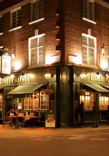 Un pub en el barrio de Fitzrovia, en Londres.