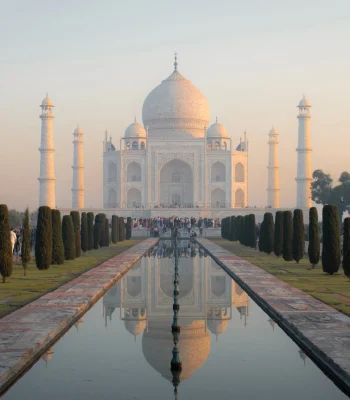 Amanecer en el Taj Mahal